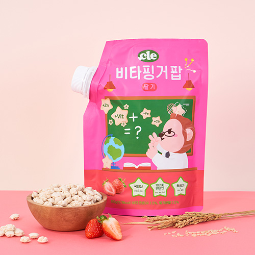 더 똑똑한 간식 '비타핑거팝 딸기' 1봉