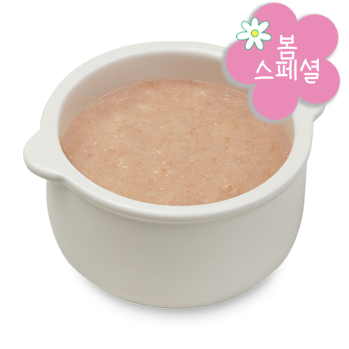 봄기운 홍국쌀 한우 죽