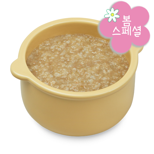 봄내음 냉이 한우 감자 죽