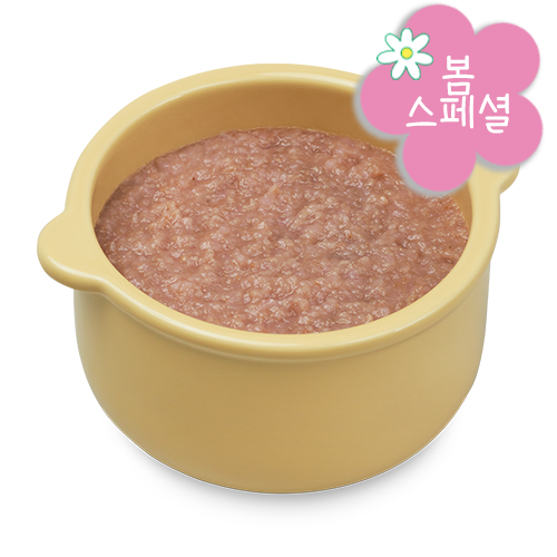 봄기운 홍국쌀 한우 연근 죽