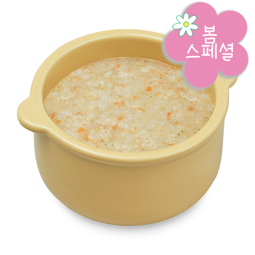 봄내음 냉이 치킨 고구마 죽