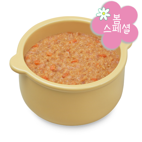 봄기운 홍국쌀 치킨 비트 죽