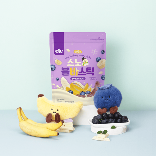 냠냠클레 스노우 스틱 1봉(블바/딸바)