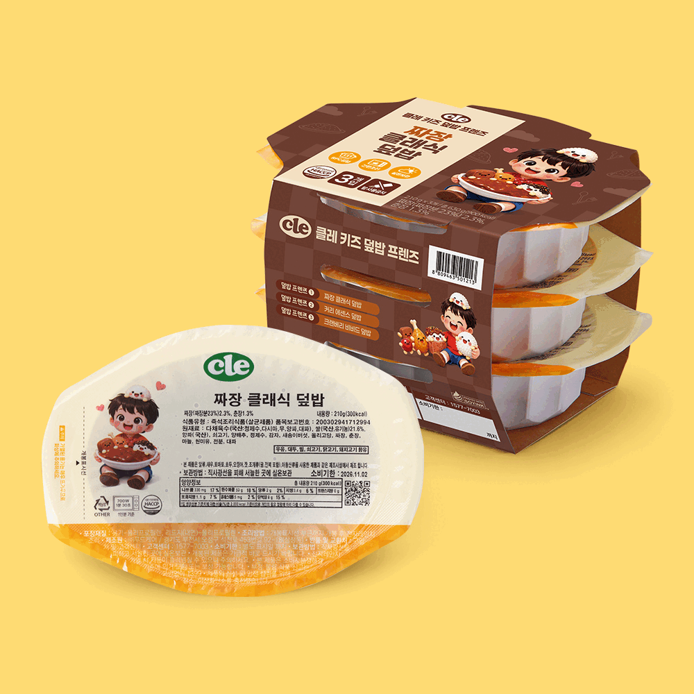 짜장 클래식 덮밥 1번들(3팩)