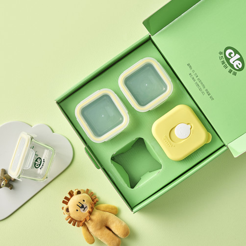 클레 눈금 용기 4조 SET